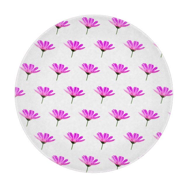 Tabla De Cortar Pink Daisy (Anverso)