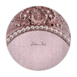 Tabla De Cortar Pink Flower Cutting Board