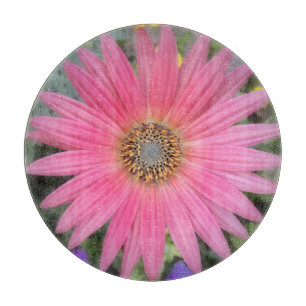 Tabla De Cortar Pink Gerbera Daisy Cutting Board