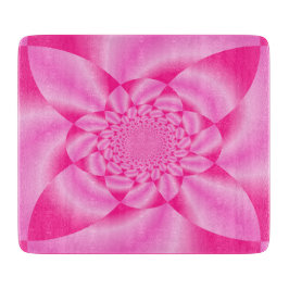Tabla De Cortar Pink Leaf Petal