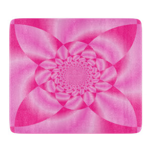 Tabla De Cortar Pink Leaf Petal