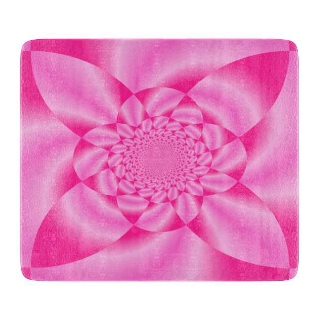 Tabla De Cortar Pink Leaf Petal (Anverso)