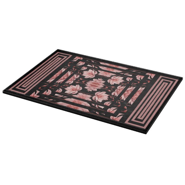Tabla De Cortar Pink Lotus Classic (Borde)