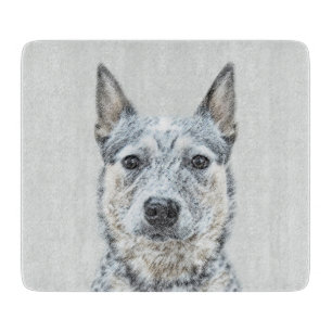 Tabla De Cortar Pintura australiana de perro de ganado bovino - Ar