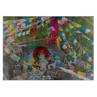 Pintura budista en rocas