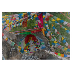 Tabla De Cortar Pintura budista en rocas