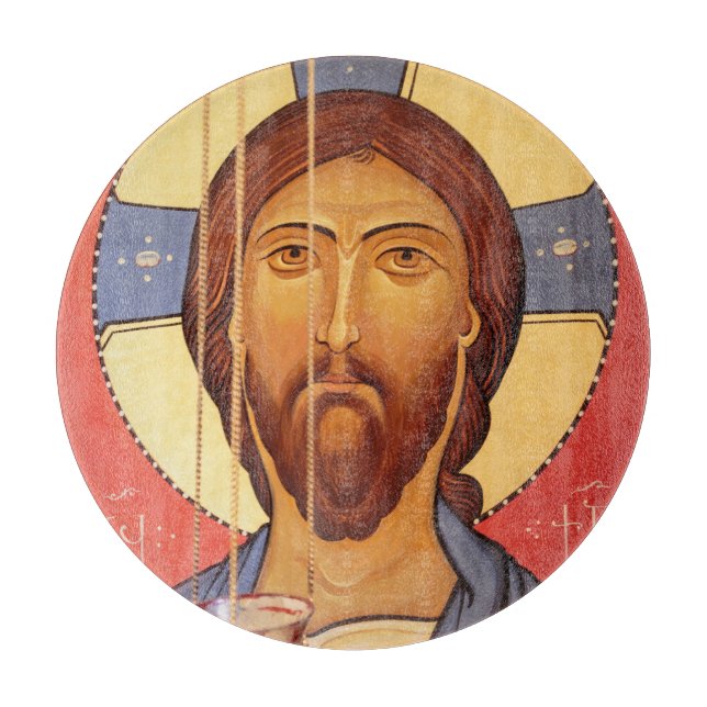 Tabla De Cortar Pintura de Jesús (Anverso)