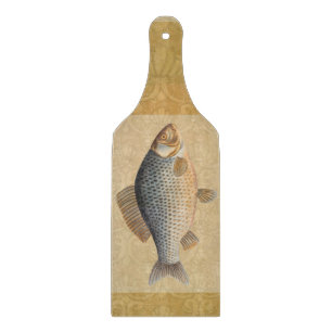 Tabla De Cortar pintura de pesca de carpa dibujo de agua dulce 