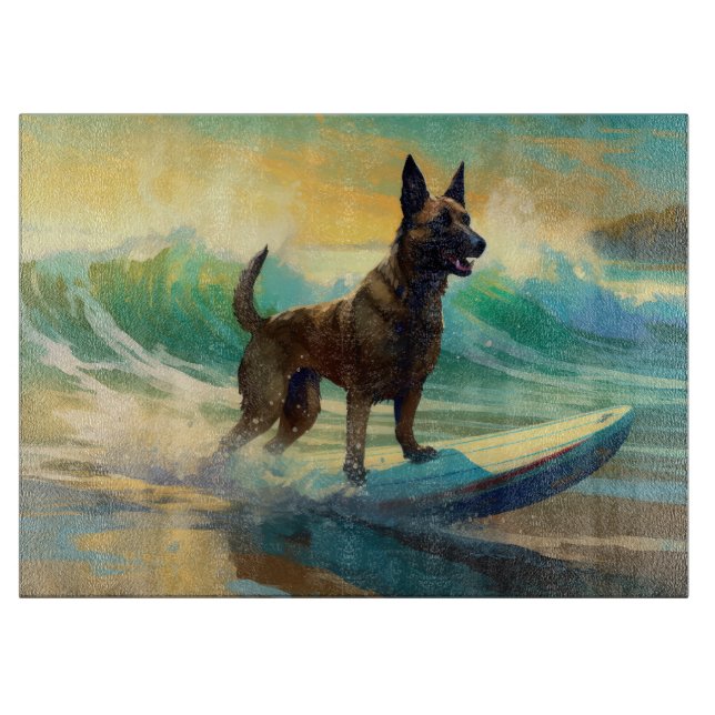 Tabla De Cortar Pintura de surf de Malinoi en Bélgica (Anverso)