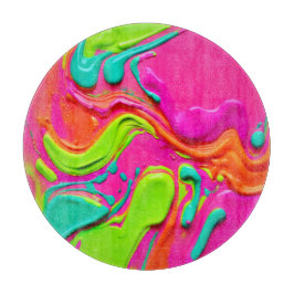 Tabla De Cortar Pintura líquida vibrante