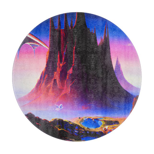 Tabla De Cortar Pintura petrolera de Dream World (Anverso)