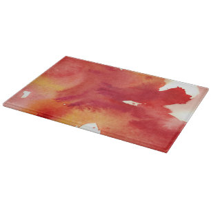 Tabla De Cortar Pinturas abstractas de la acuarela