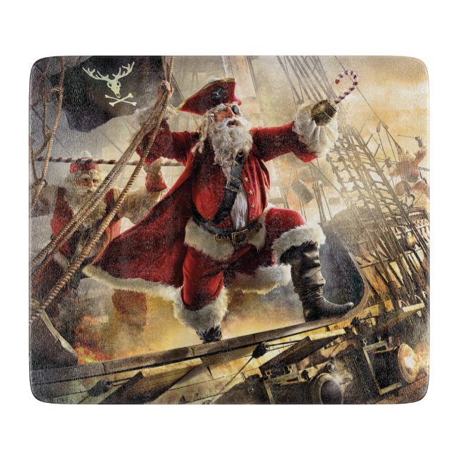 Tabla De Cortar Pirata Santa (Anverso)