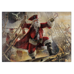Tabla De Cortar Pirata Santa