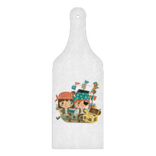 Tabla De Cortar Piratas con el tesoro