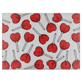 Tabla De Cortar Piruetas Rojas, Piruetas de Corazón, Patrón de Pir