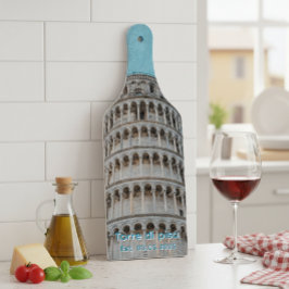Tabla De Cortar Pisa Tower glass cutting board
