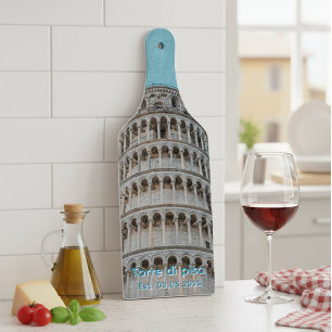 Tabla De Cortar Pisa Tower glass cutting board