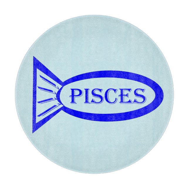 Tabla De Cortar Pisces Star Sign Fish Cutting Board (Anverso)
