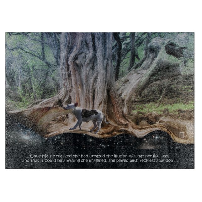 Tabla De Cortar Pitbull Maisie (Anverso)