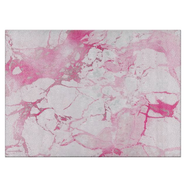TABLA DE CORTAR PIXDEZINES MÁRMOL BLANCO+VETAS ROSADAS (Anverso)