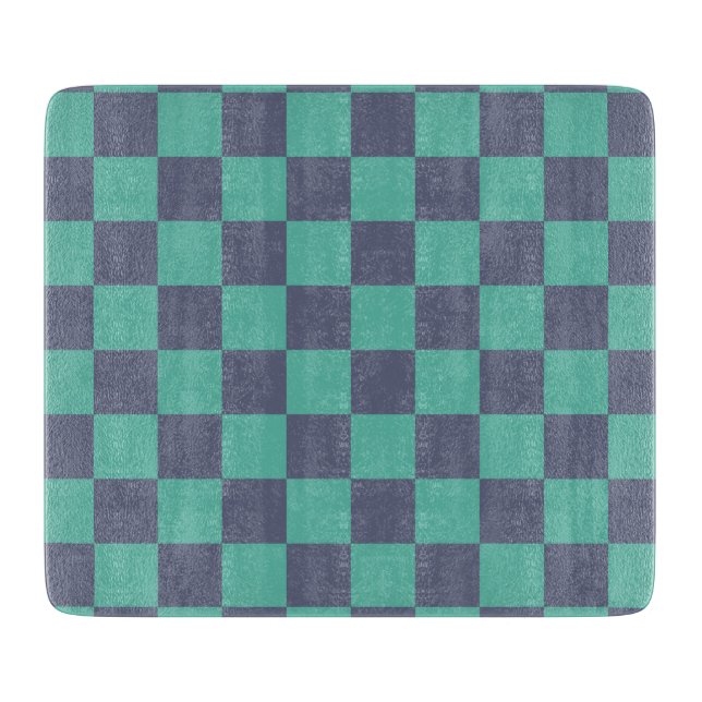 Tabla De Cortar Pizarra azul y verde (Anverso)