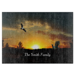 Tabla De Cortar Pizarra de pradera de color amarillo con crema de 