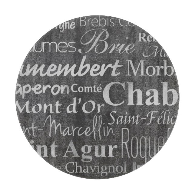 Tabla De Cortar pizarra de queso francés (Anverso)