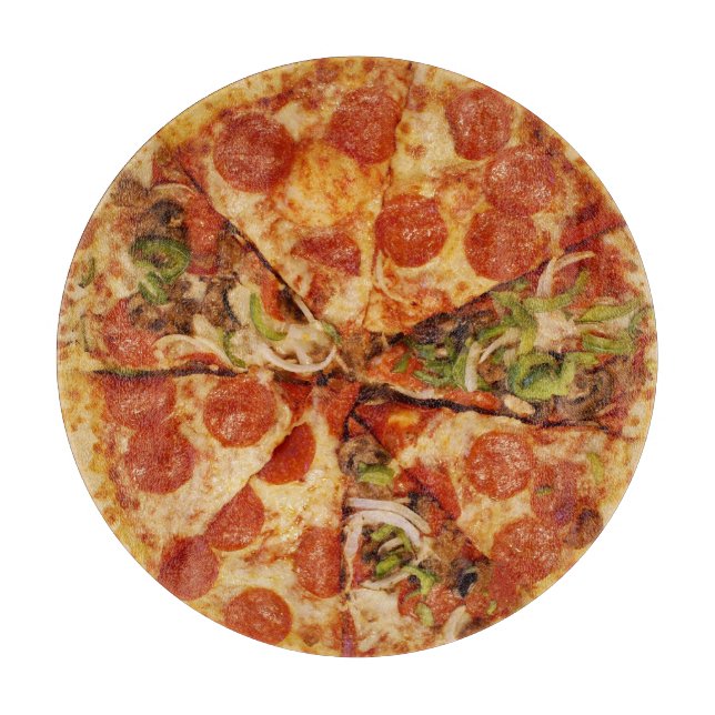 Tabla De Cortar Pizza Cutting Board (Anverso)