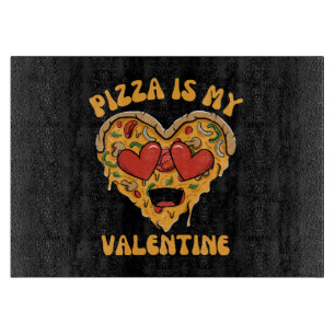 Tabla De Cortar Pizza Es Mi San Valentín