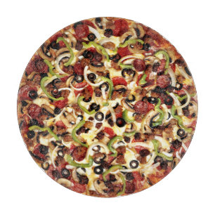 Tabla De Cortar Pizzawith the Works