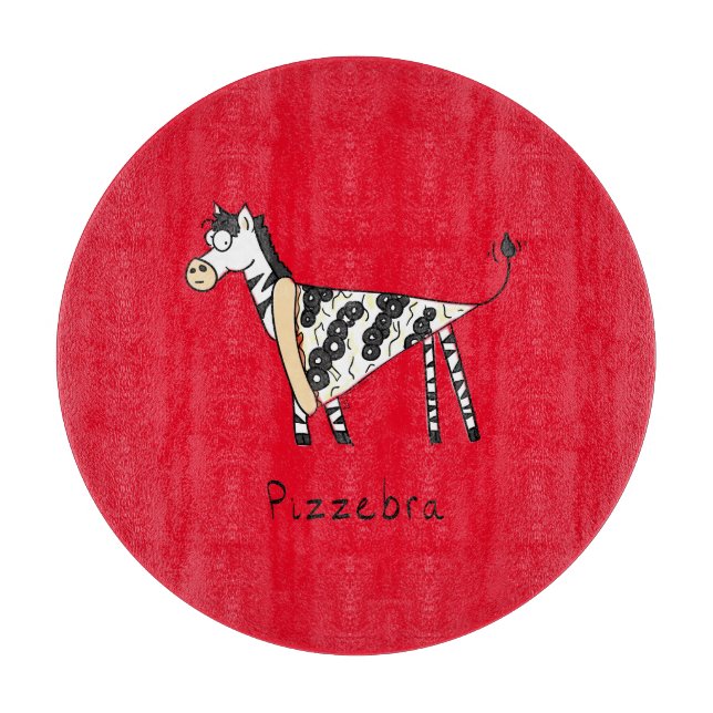 Tabla De Cortar Pizzebra Pizza Zebra Cutting Board (Anverso)