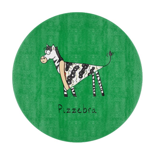 Tabla De Cortar Pizzebra Pizza Zebra Cutting Board (Anverso)