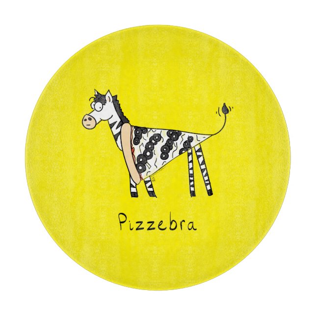 Tabla De Cortar Pizzebra Pizza Zebra Cutting Board (Anverso)