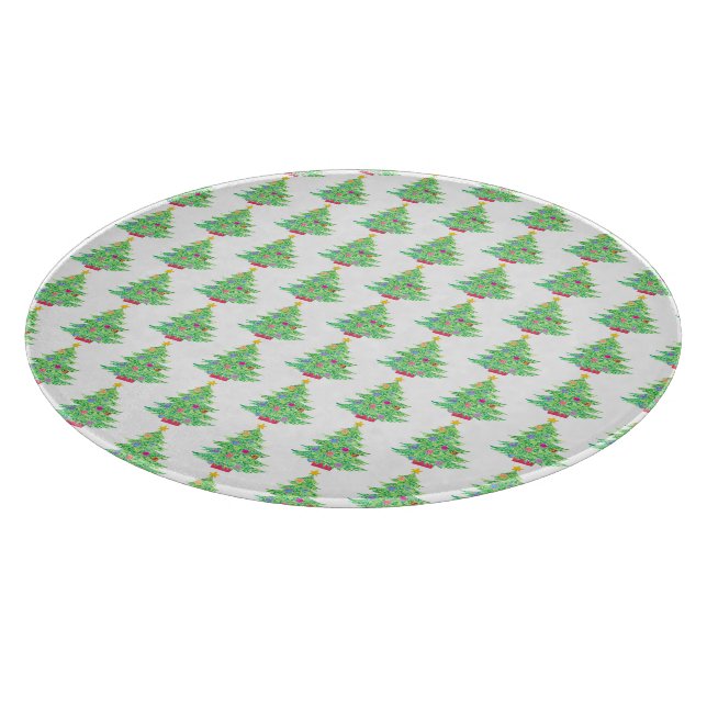 Tabla De Cortar Placa de corte de árbol de Navidad (Borde)