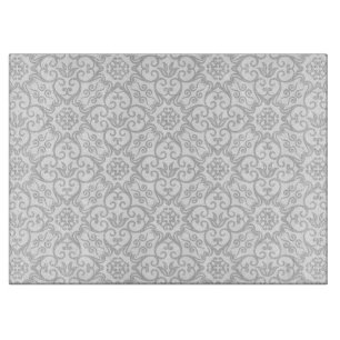 Tabla De Cortar Placa de corte de Damasco gris
