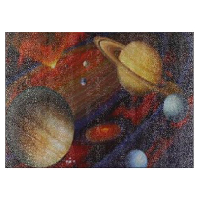 Tabla De Cortar Placa de corte de espacio (Anverso)