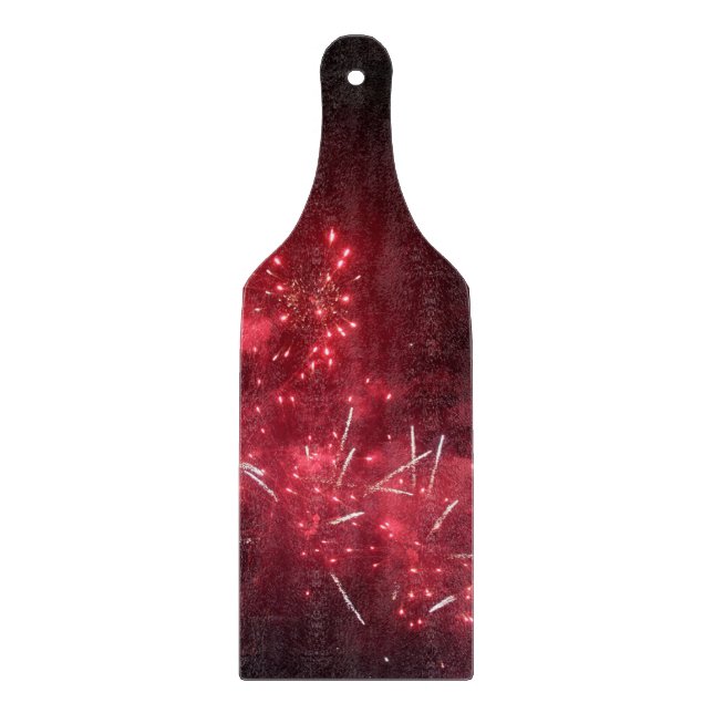 Tabla De Cortar Placa de corte de fuegos artificiales (Anverso)