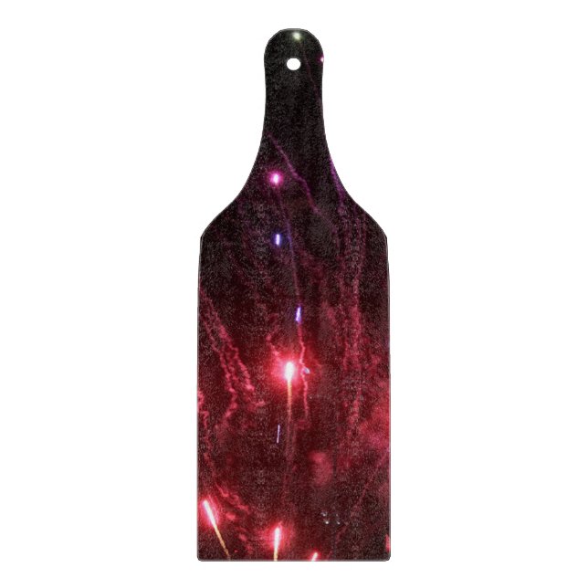 Tabla De Cortar Placa de corte de fuegos artificiales (Anverso)