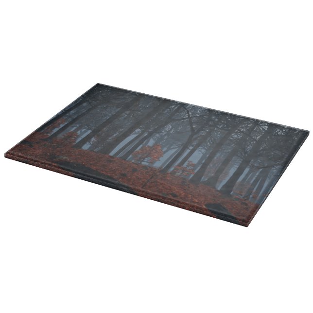 Tabla De Cortar Placa de corte de hojas de invierno (Borde)