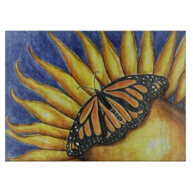 Tabla De Cortar Placa de corte de mariposa (Anverso)