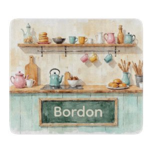 Tabla De Cortar Placa de corte de vidrio de cocina acuática