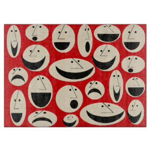 Tabla De Cortar Placa de corte de vidrio de patrón de Personalizad