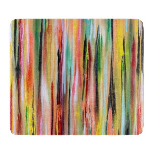 Tabla De Cortar Placa de corte de vidrio decorativa de estilo