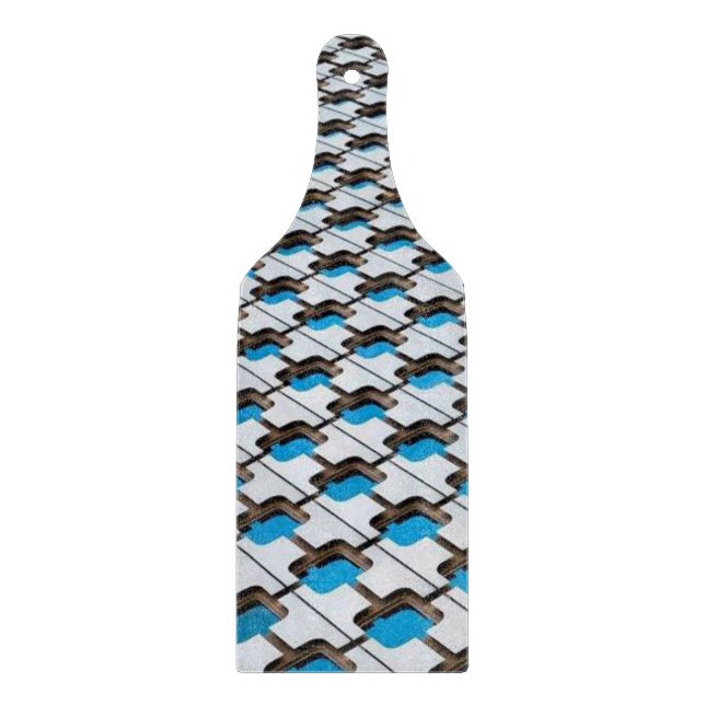 Tabla De Cortar Placa de corte de vidrio gris azul (Anverso)