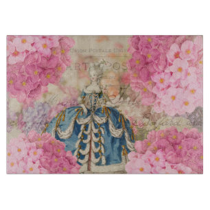 Tabla De Cortar Placa de corte de vidrio para hidrangea rosa de re