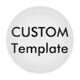 Tabla De Cortar Placa de corte de vidrio redondo personalizado de 