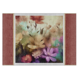Tabla De Cortar Placa de corte floral de flores de bonito