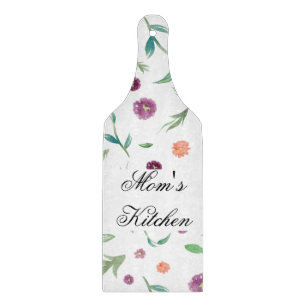 Tabla De Cortar Placa de flores acuáticas - Regalo Personalizado d