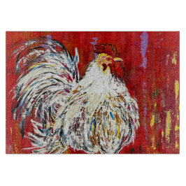 Tabla De Cortar Placa de papel de corte de gallo de pollo